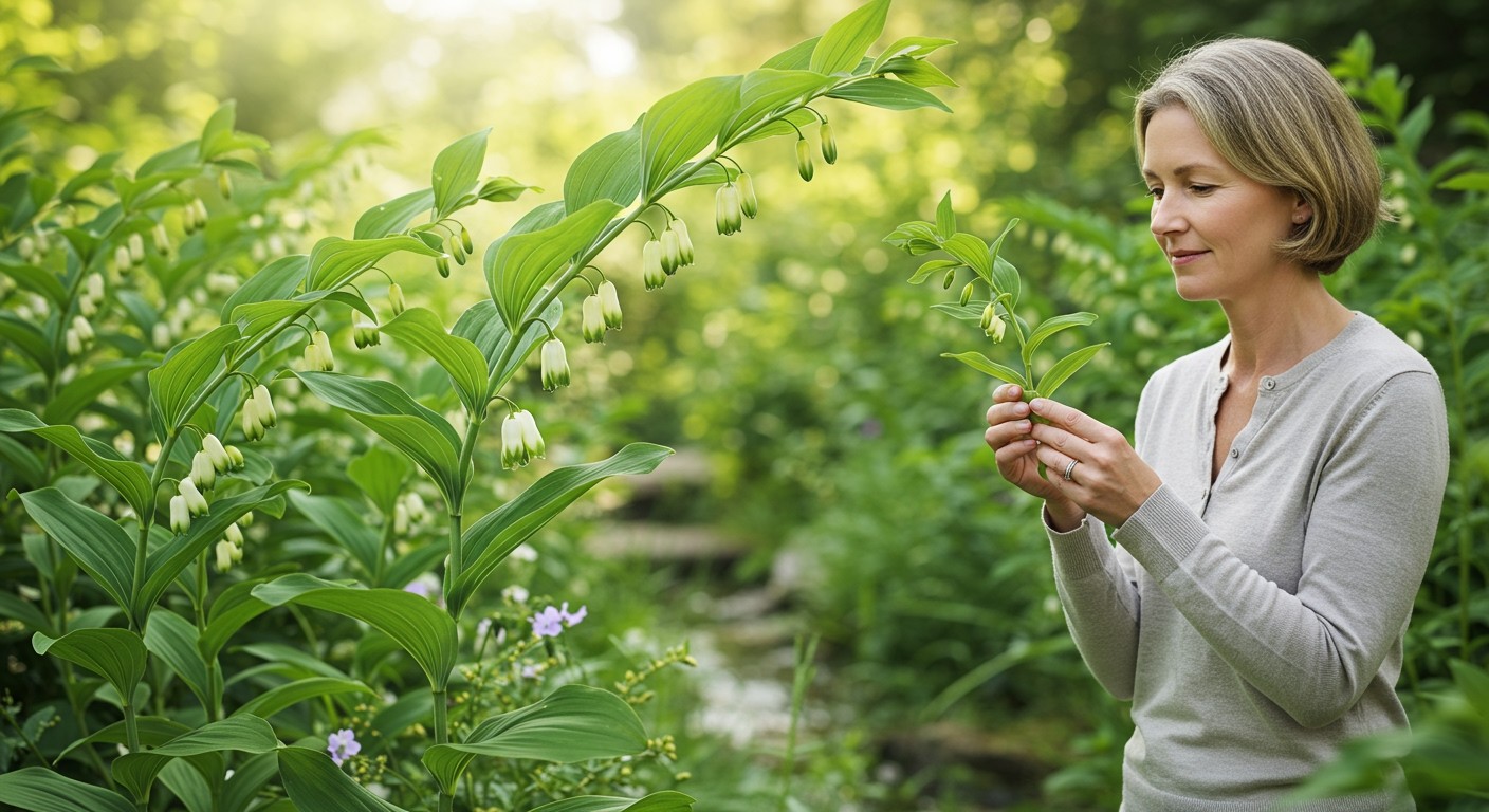A Salamonpecsét segíthet a menopauza tüneteinek enyhítésében.