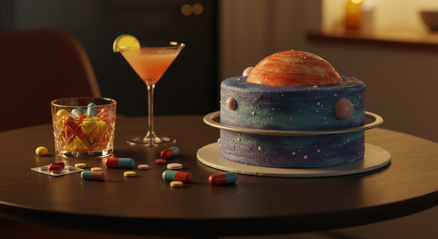 Az alkohol és a space cake kombinációja súlyos mellékhatásokat okozhat.
