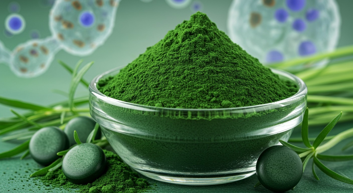 A spirulina erősíti az immunrendszert és védi a sejteket.