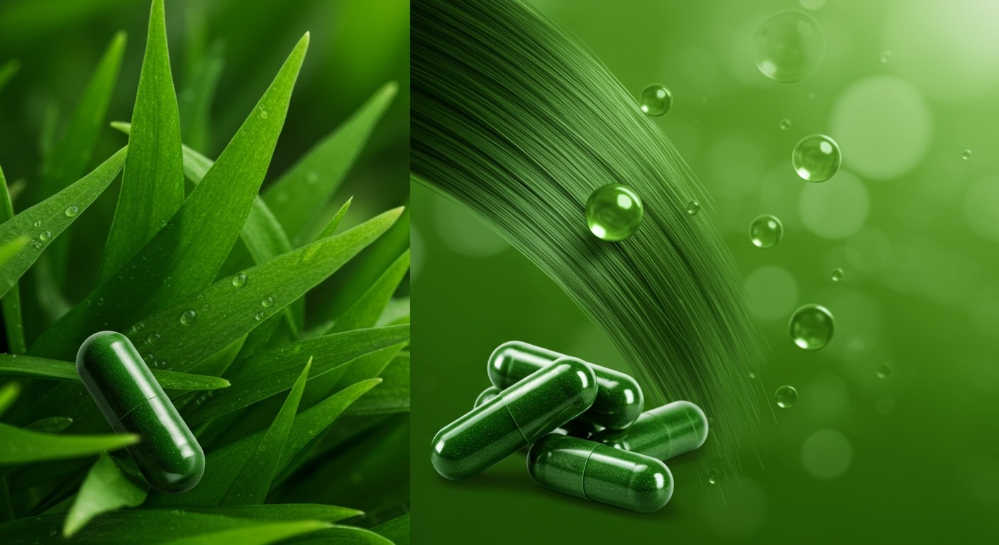 A spirulina tápanyagai serkentik a haj növekedését.
