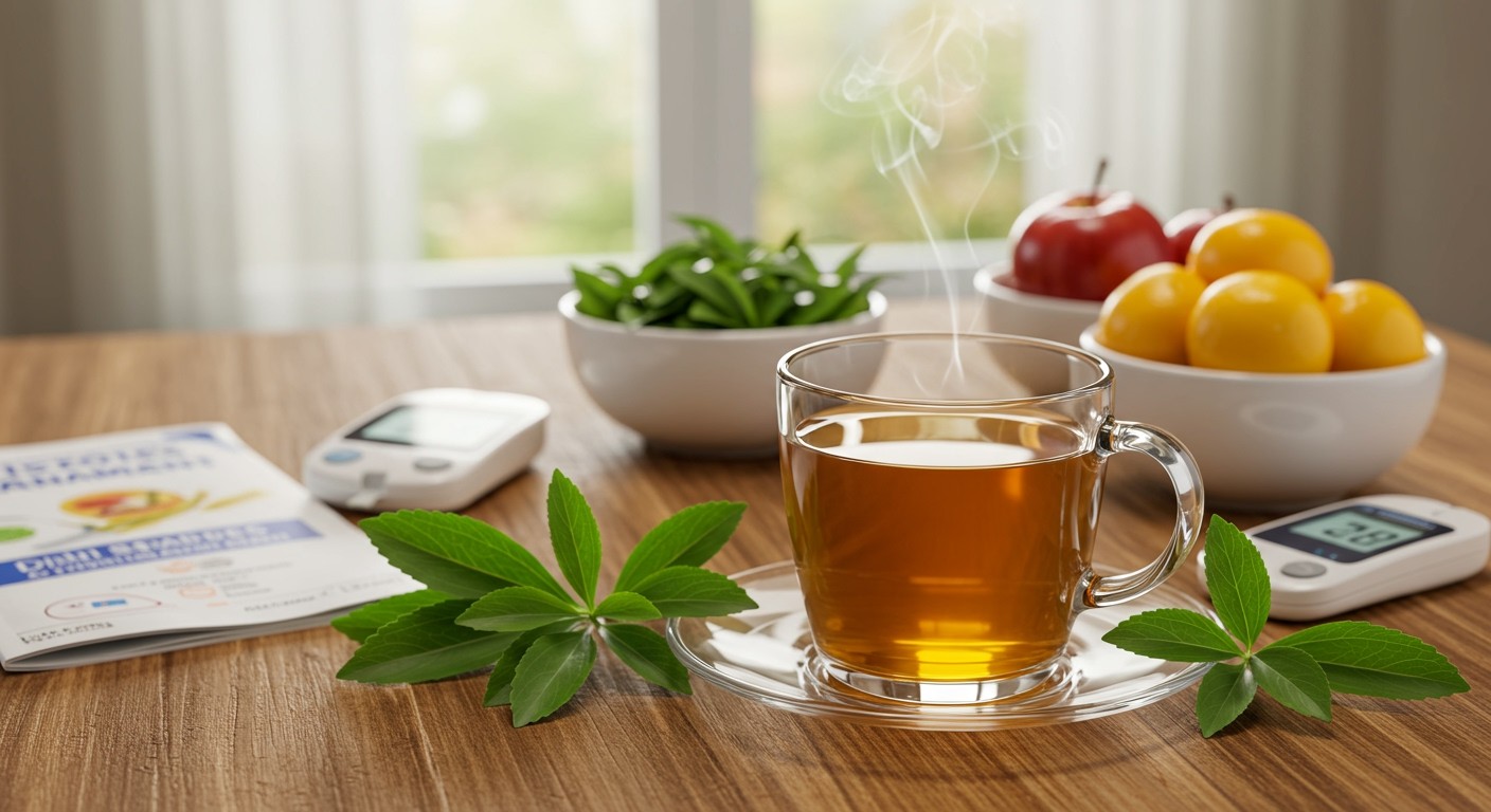 A stevia tea segíthet a vércukorszint szabályozásában.