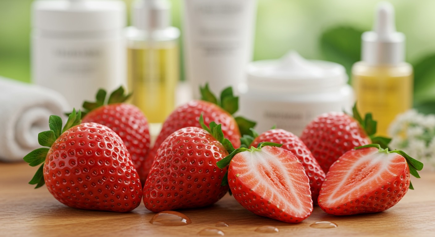 A szamóca gazdag antioxidánsokban, javítja a bőr állapotát.