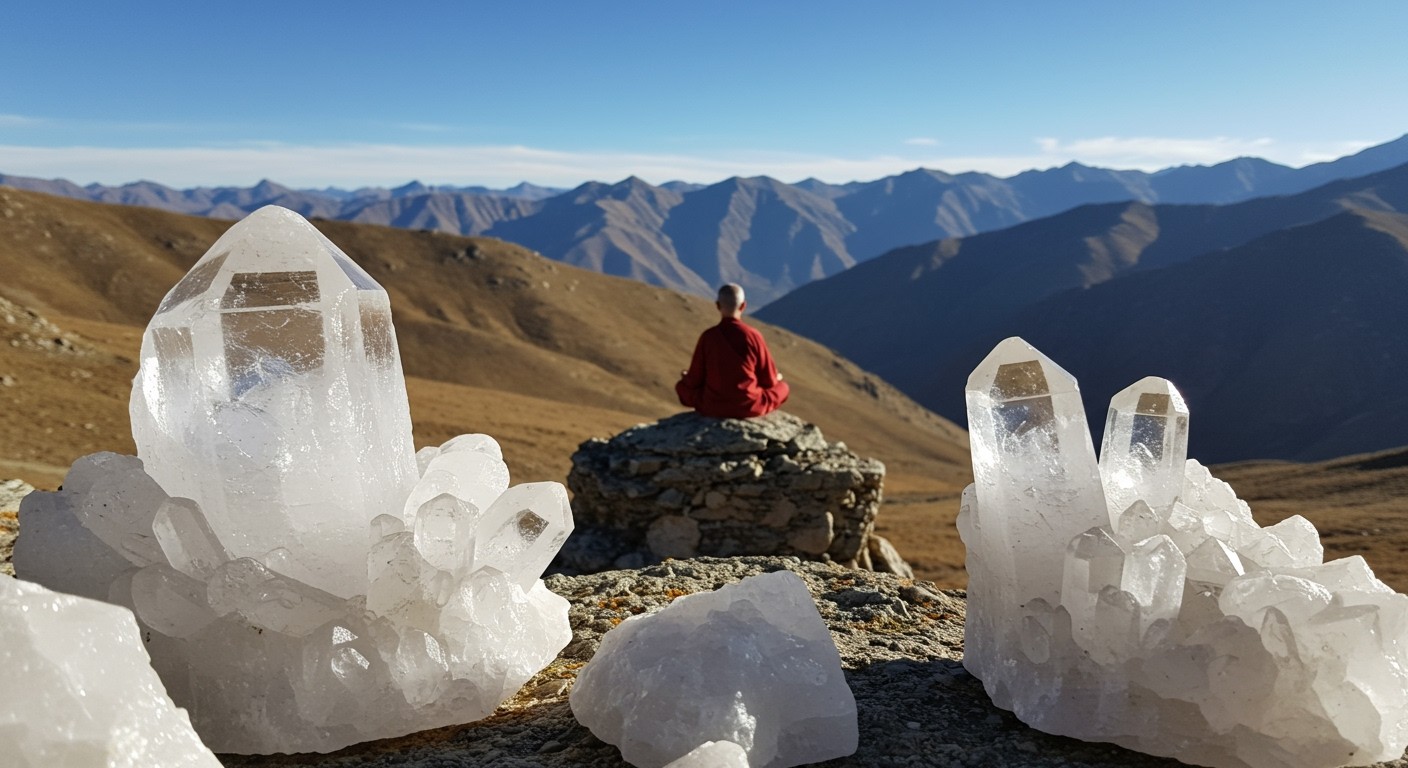 A tibeti kvarc kristályok erőteljes energetikai gyógyító eszközök.