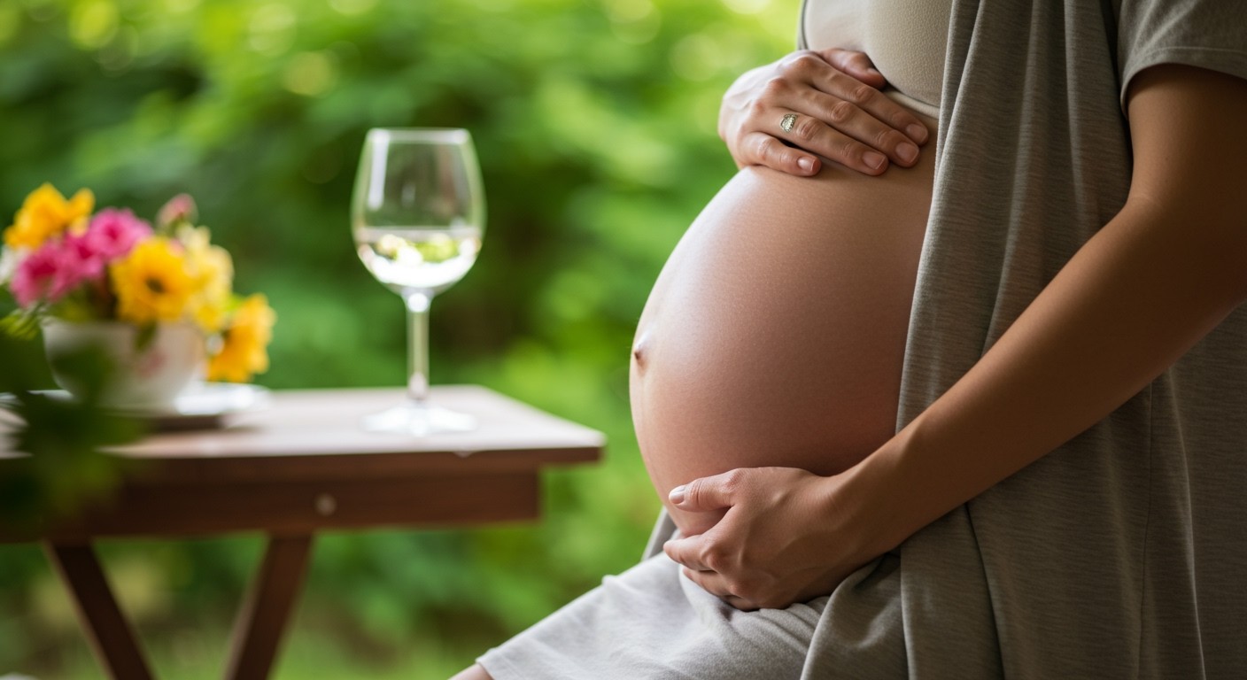 Az alkoholfogyasztás terhesség alatt fejlődési rendellenességet okozhat.