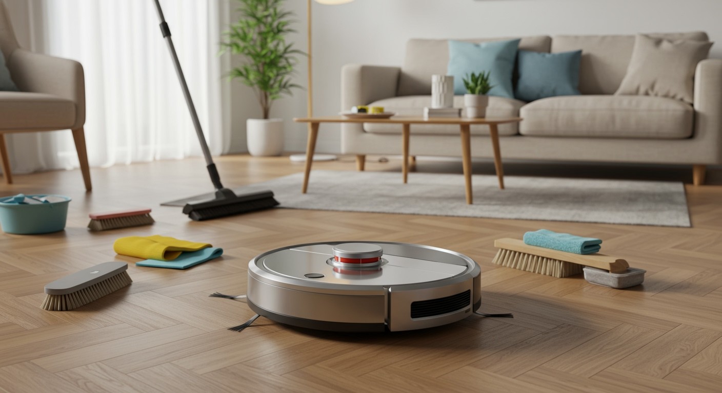 Robotporszívók időt takarítanak meg, míg takarítanak helyettünk.