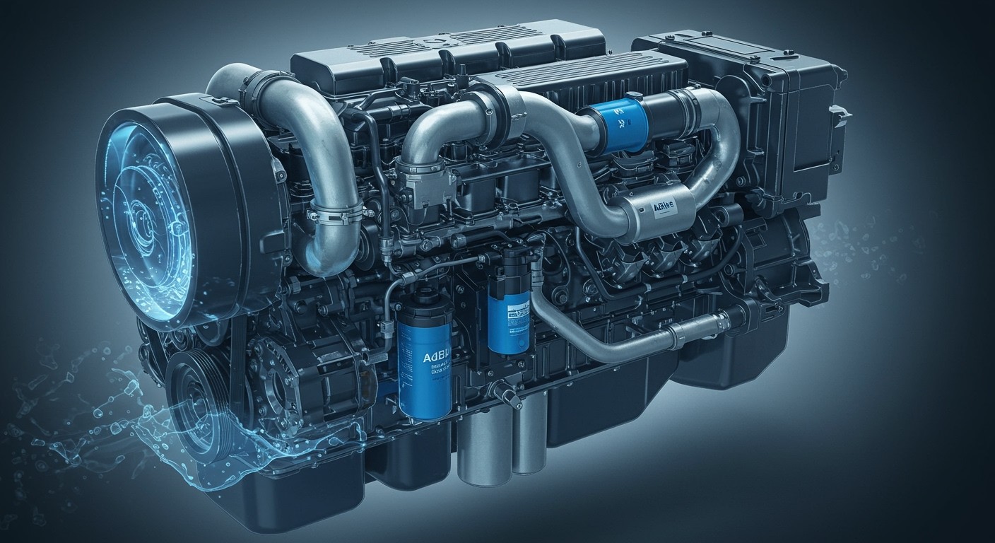 Az AdBlue csökkenti a dízelmotorok NOx-kibocsátását.