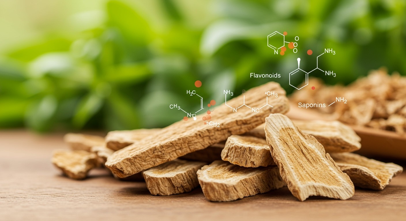 Az astragalus gyökér poliszacharidjai támogatják az immunrendszert.