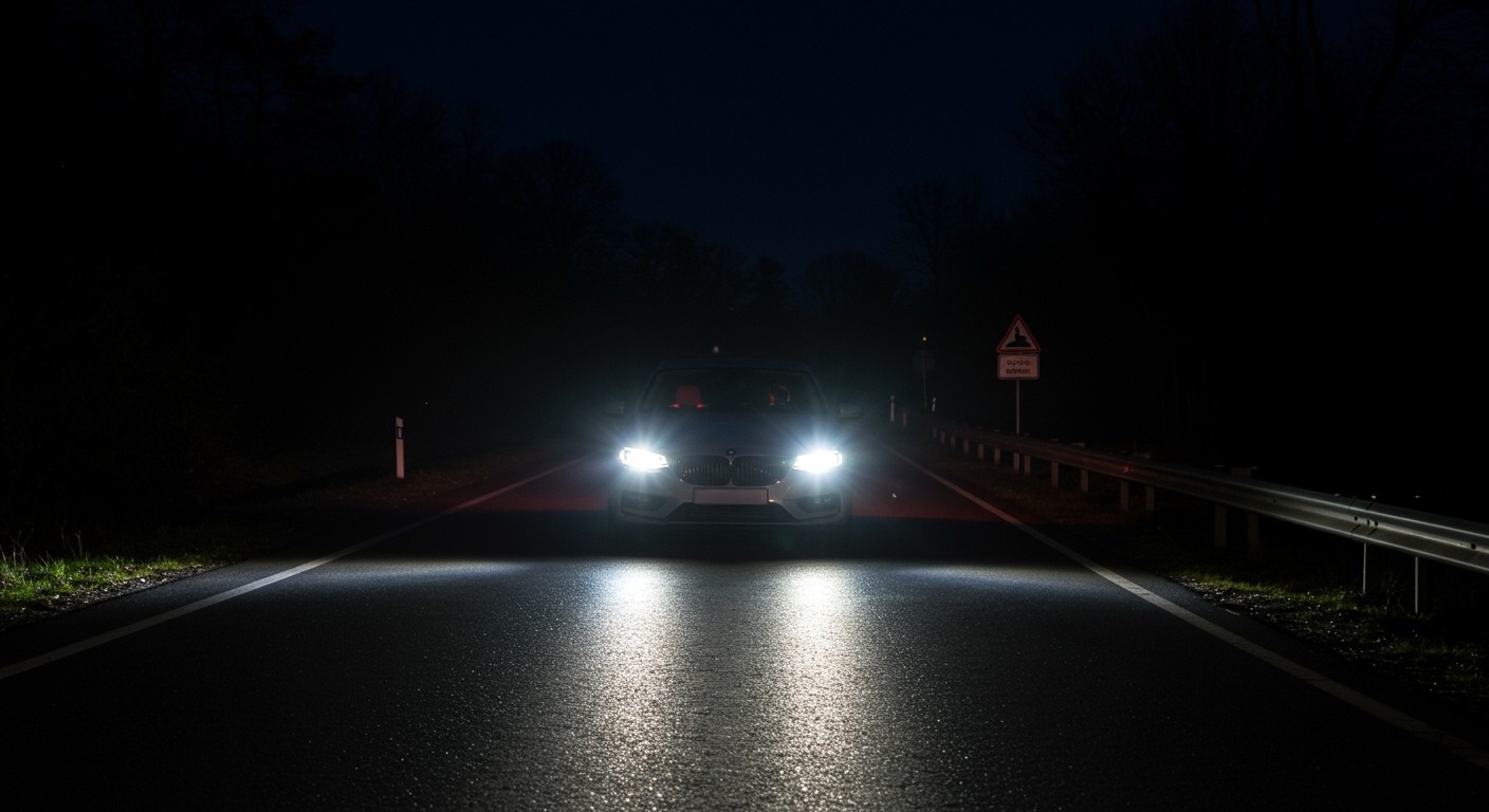 Az automatikus fényszórók javítják a látási viszonyokat éjjel.
