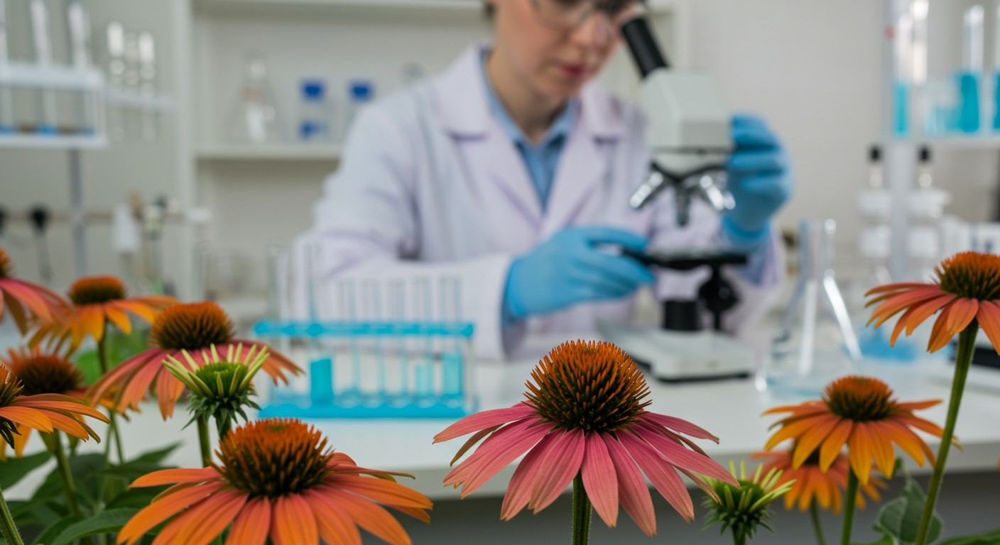 Az Echinacea immunmoduláló hatása új terápiás lehetőségeket ígér.