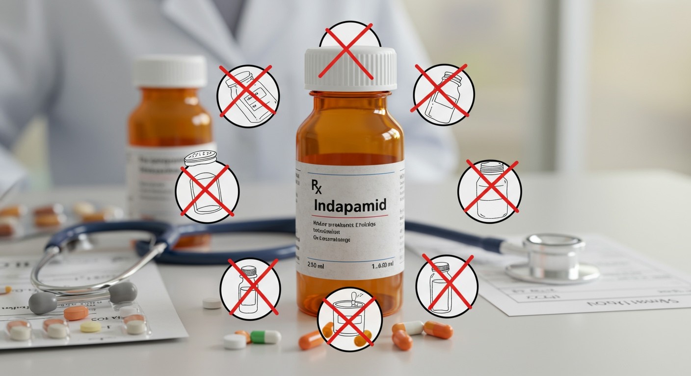 Az indapamid növelheti a digitálisz毒it毒 fenyegetését.