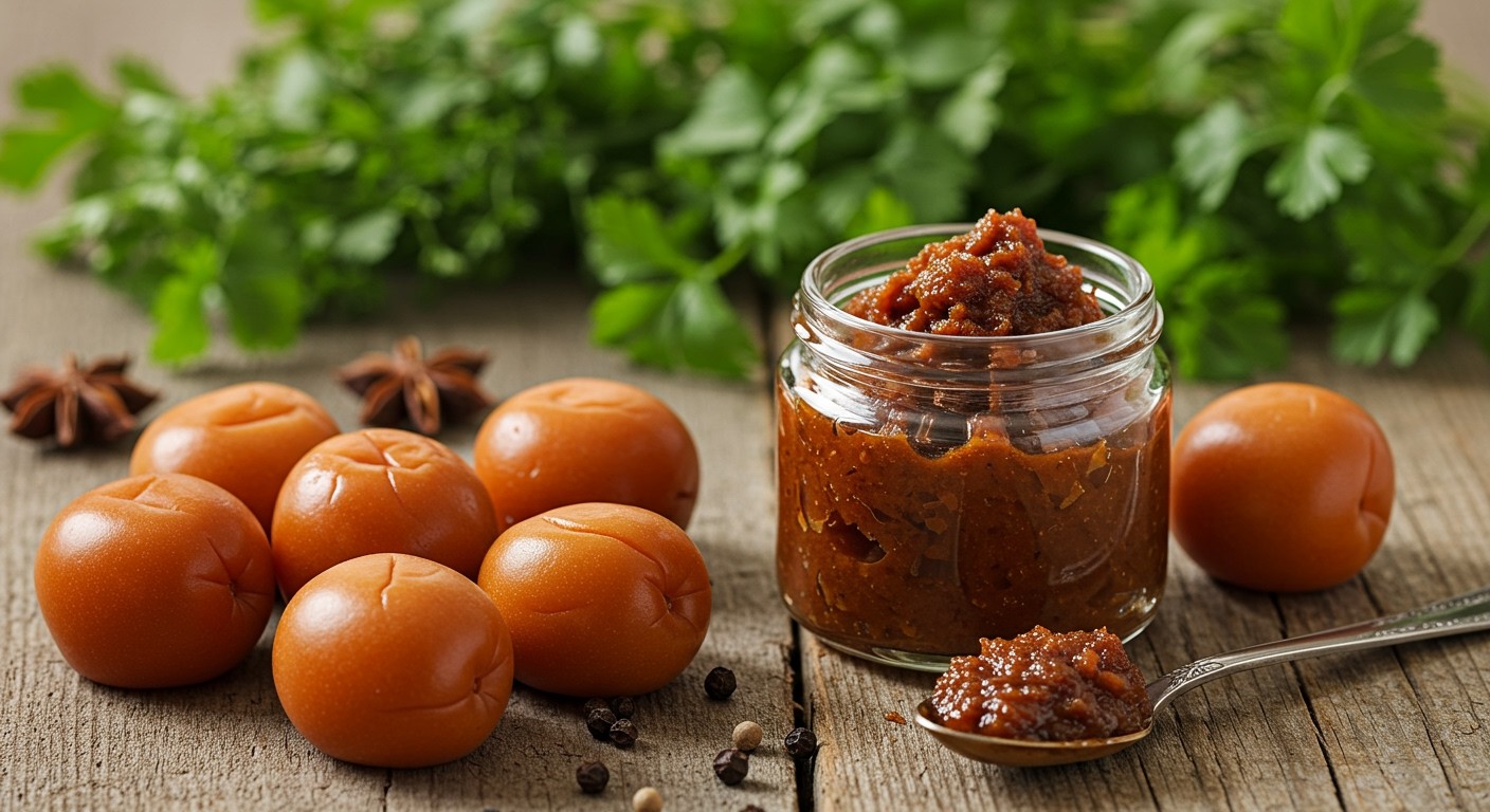 Az umeboshi szilva segít a bélflóra egyensúlyának helyreállításában.