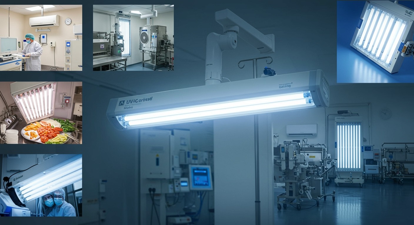 Az UV-C lámpák hatékonyan csökkentik a kórokozók számát.