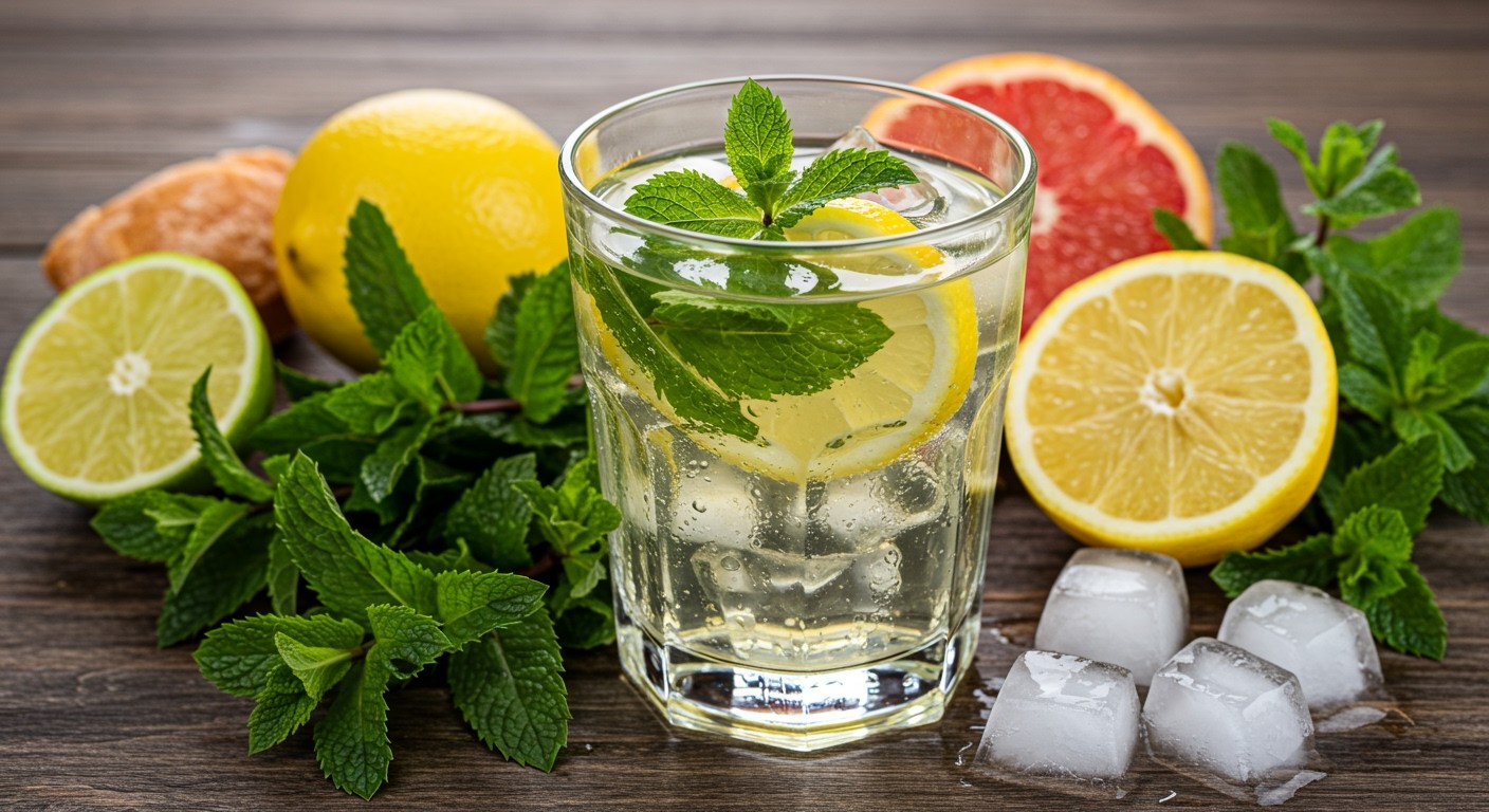 A borsmentás limonádé íze felfrissít és élénkít!