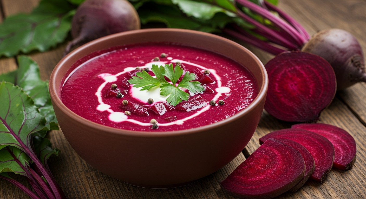 A céklaleves gazdag tápanyagokban és antioxidánsokban.