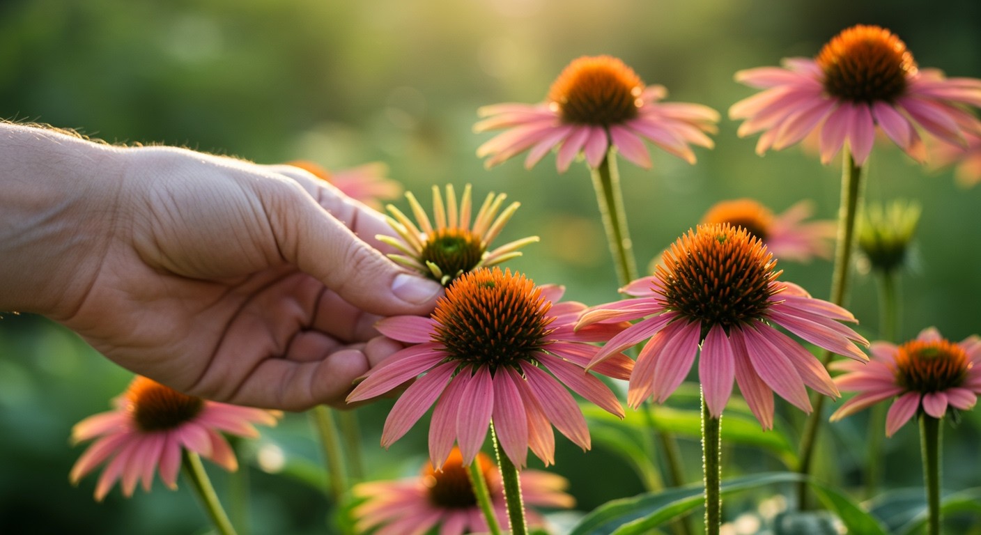 Az Echinacea ösztönzi a fehérvérsejtek termelését és működését.