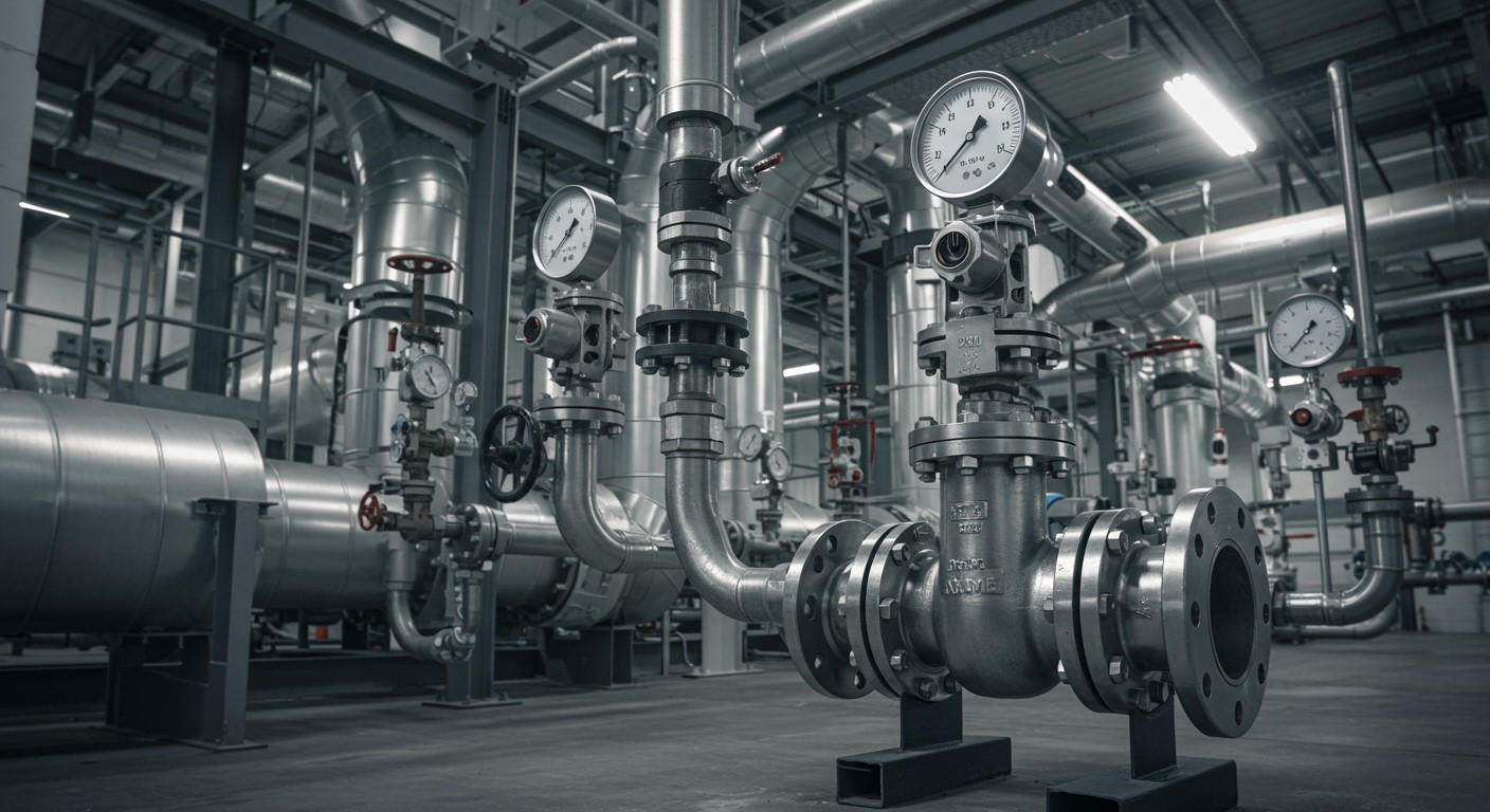 Az áramlásszabályozó szelepek optimalizálják az energiahatékonyságot.
