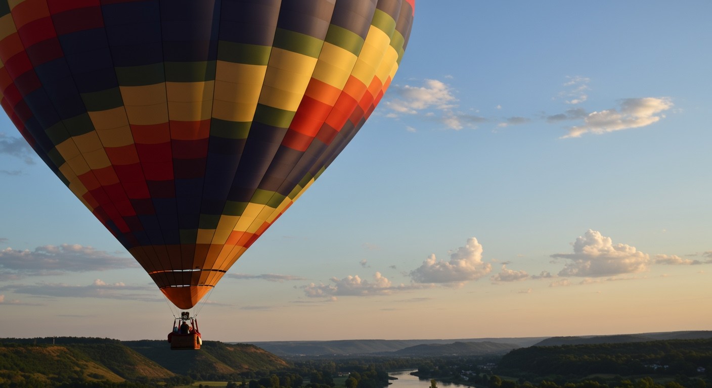 A hőlégballon működése a hőmérsékletkülönbségen alapul.