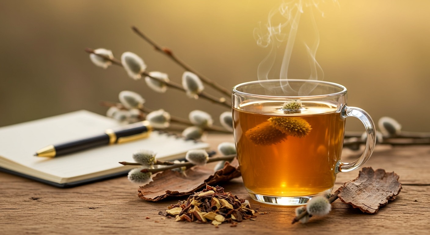 A fűzfakéreg tea befolyásolhatja a véralvadásgátlók hatását.