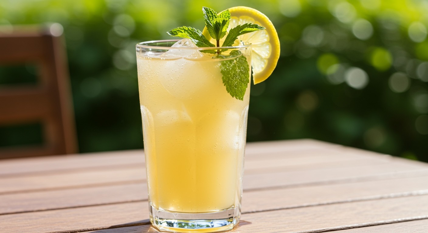 A gyömbéres limonádé serkenti az emésztést és frissít!
