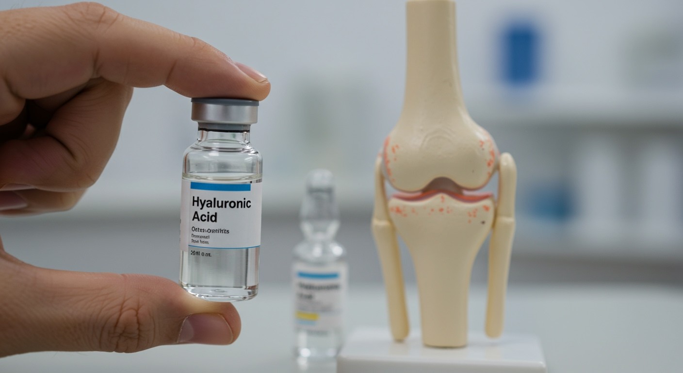 A hialuronsav segít az osteoarthritis tüneteinek enyhítésében.