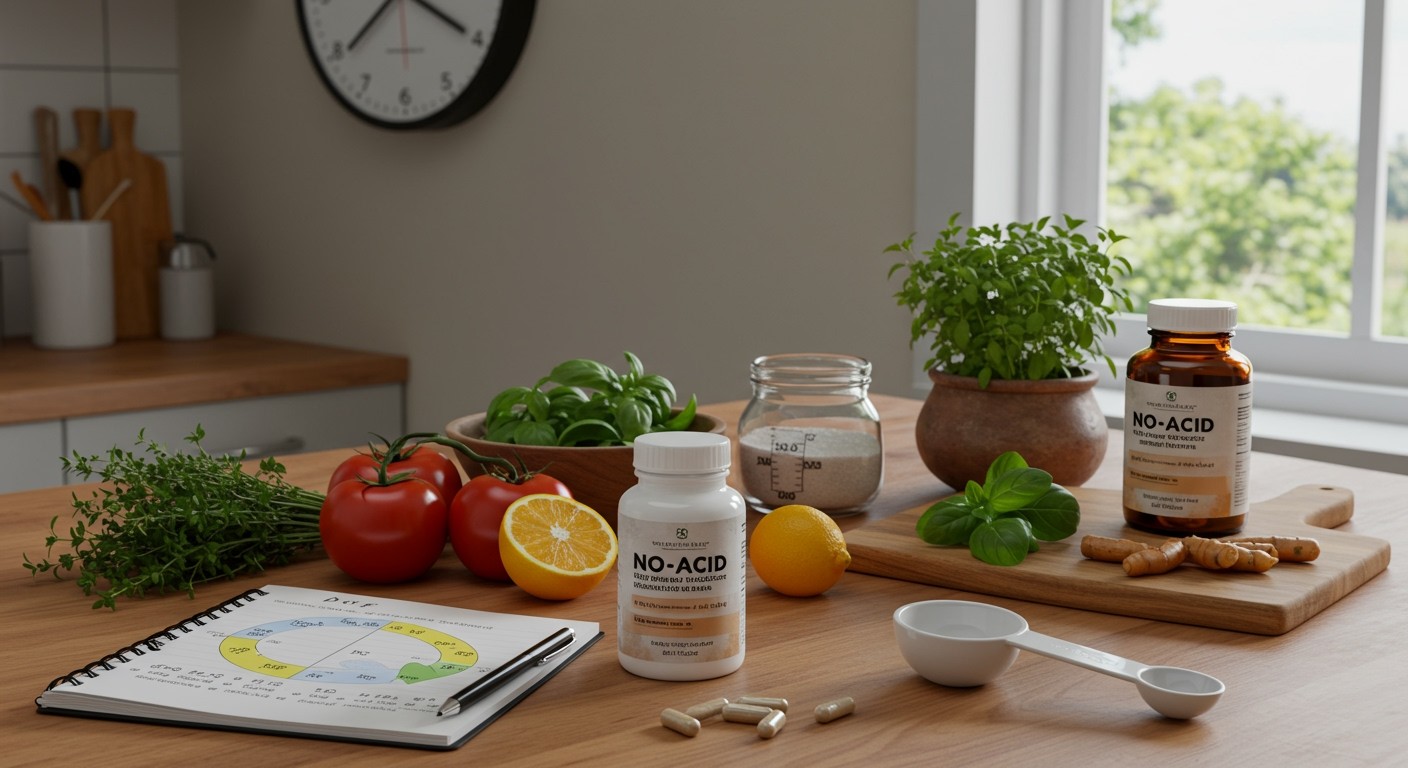 A NO-Acid napi háromszor, étkezés előtt a leghatásosabb.