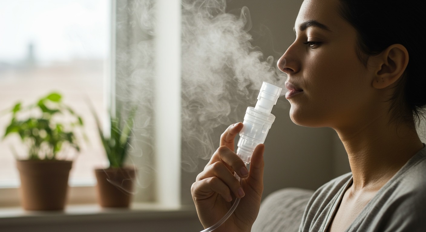 Az inhalálás segít csökkenteni a légúti gyulladást.