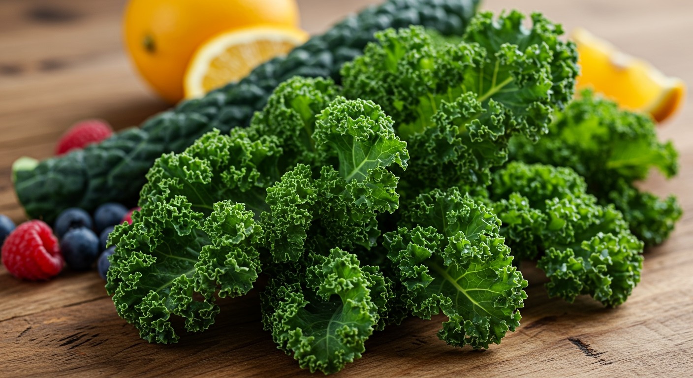 A kelkáposzta gazdag C-vitaminban, amely serkenti a kollagént.