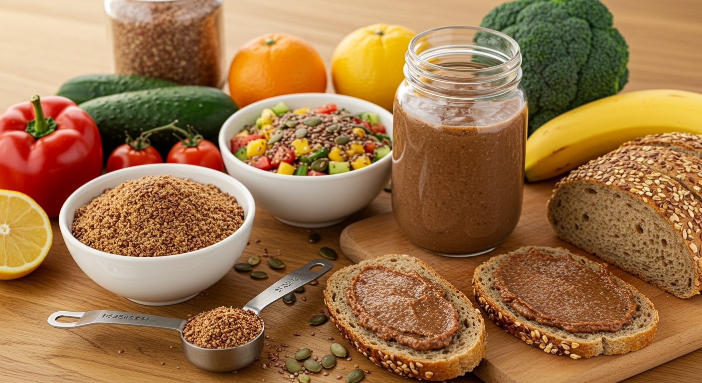 A lenmag őrlemény gazdag omega-3 zsírsavakban és rostokban.
