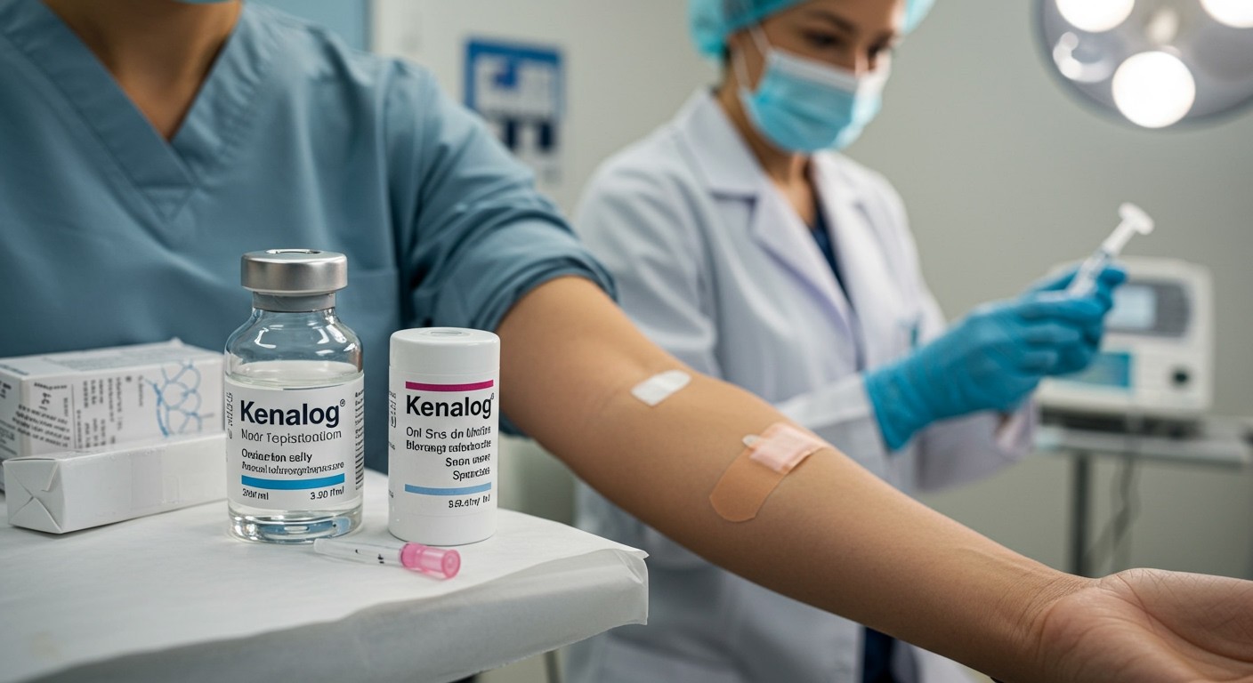 A Kenalog injekció gyakori mellékhatása az ödéma kialakulása.