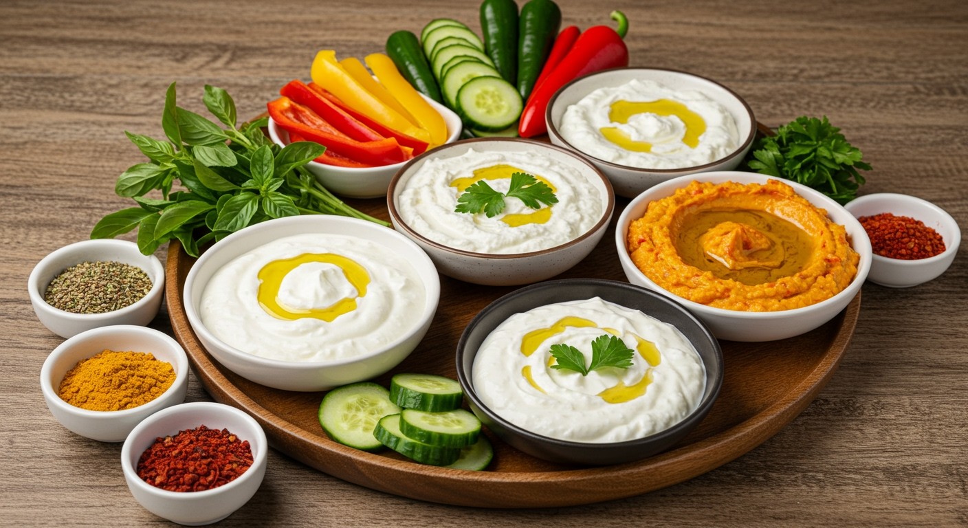 A natúr joghurt kiváló alap mártogatókhoz és szószokhoz!