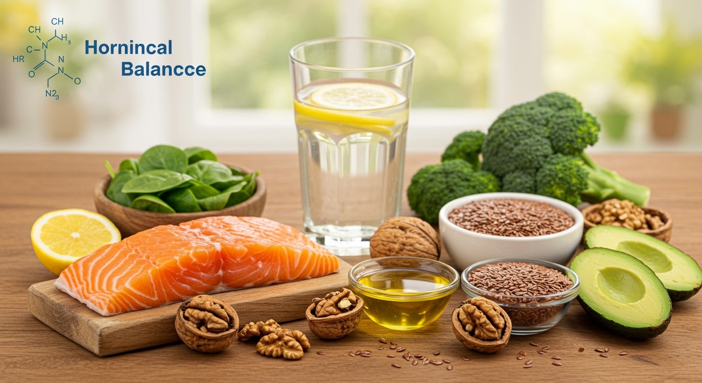 Az omega-3 zsírsavak támogatják a hormonális egyensúlyt.