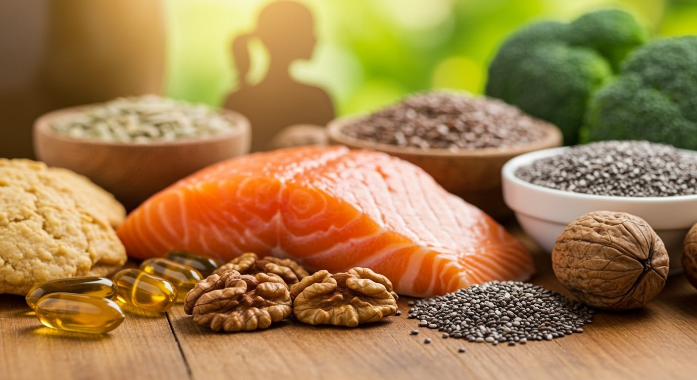Az Omega-3 zsírsavak növelhetik a női termékenységet.