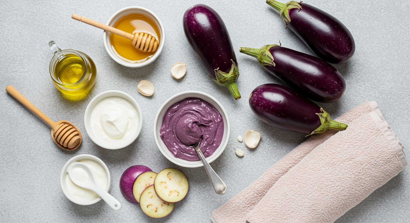 A padlizsán gazdag antioxidánsokban, javítja a bőr textúráját.