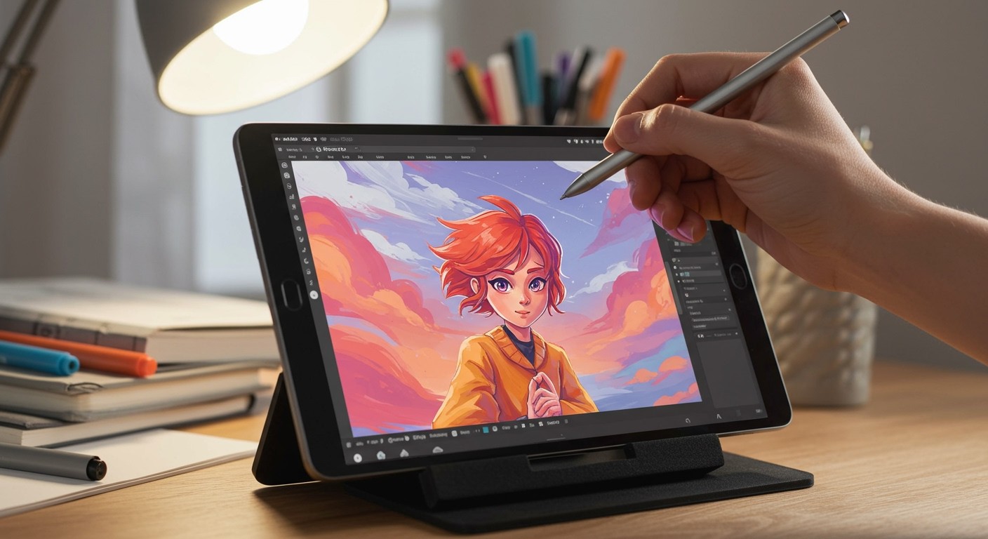A Procreate lehetővé teszi az animációk egyszerű készítését is.