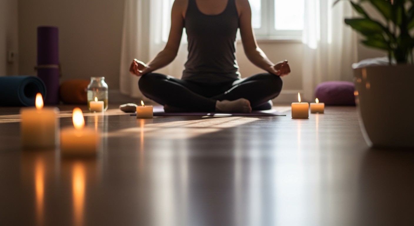 A meditáció csökkenti a stresszt és javítja az alvást.