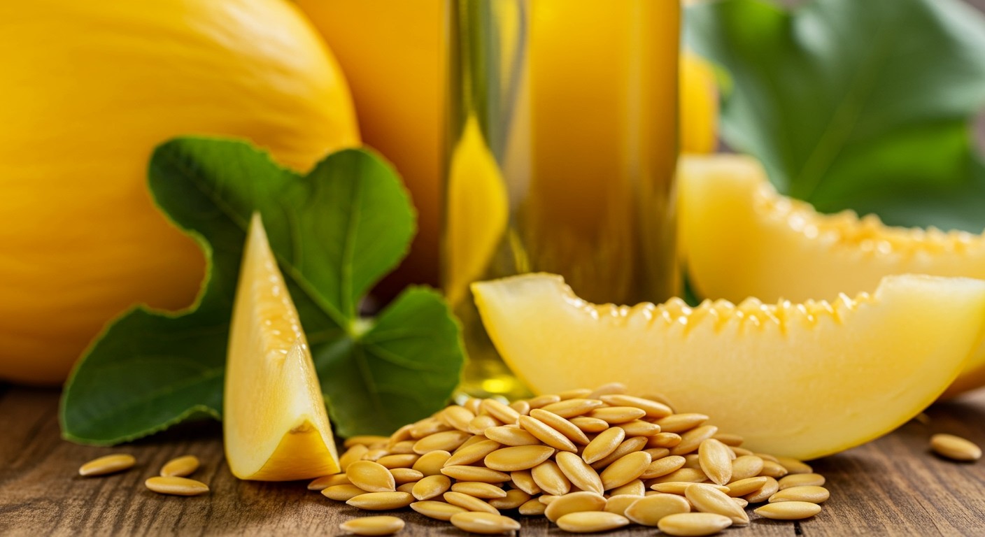 A sárgadinnye magolaj gazdag omega-3 zsírsavakban.