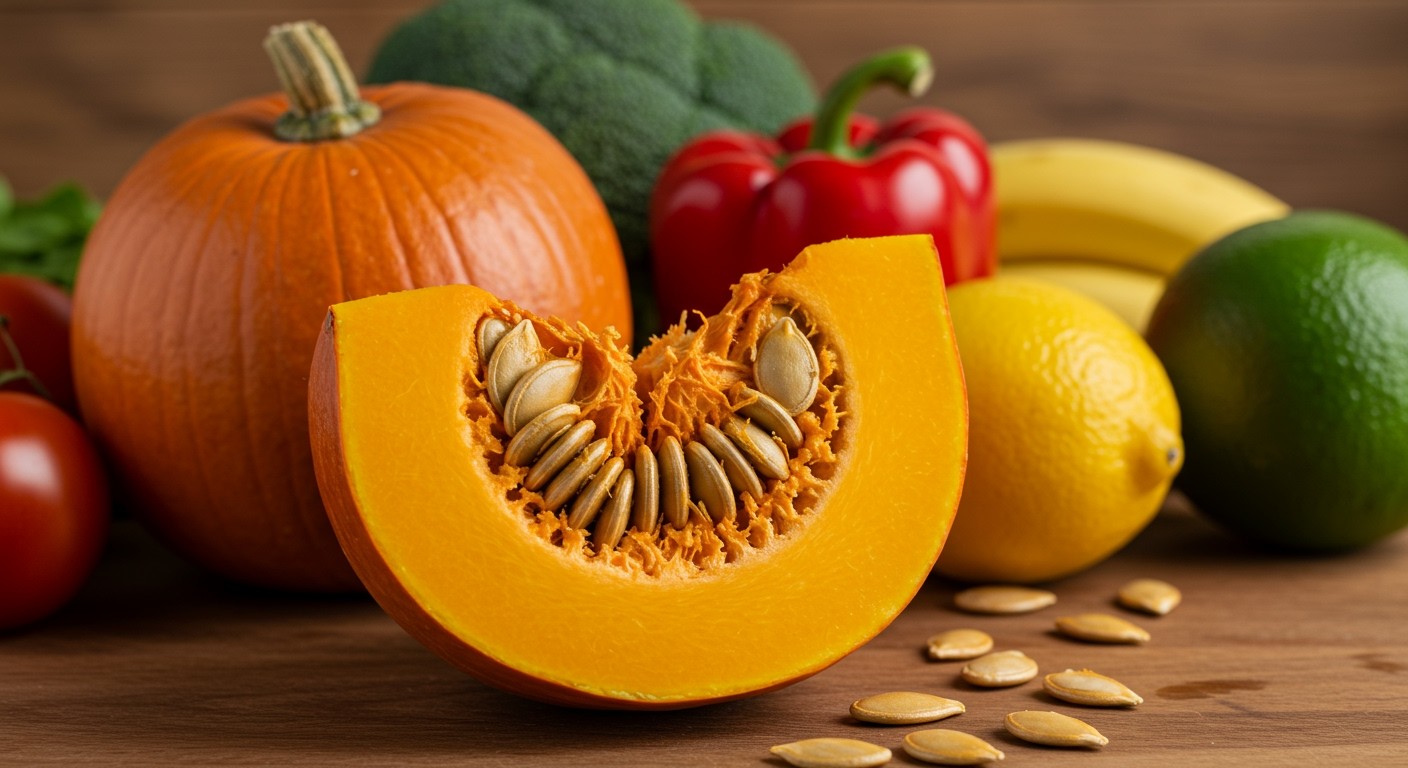 A sütőtök magjai gazdagok vitaminokban és ásványi anyagokban.