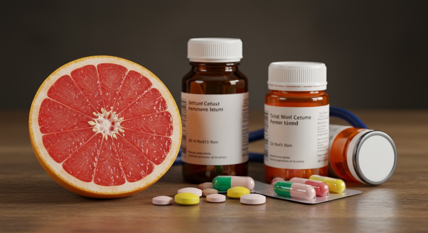 A grapefruit csökkentheti a szorongásoldók hatékonyságát.