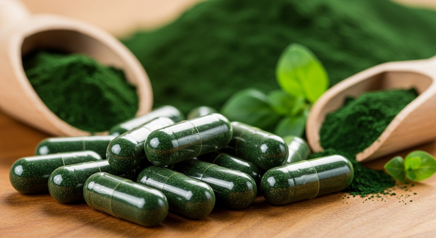 A spirulina növeli az energiaszintet és a vitalitást.