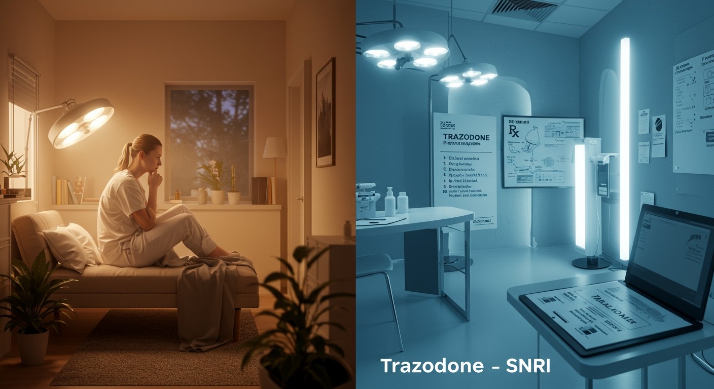 A Trazodon altató hatása erősebb, mint az SNRI-ké.