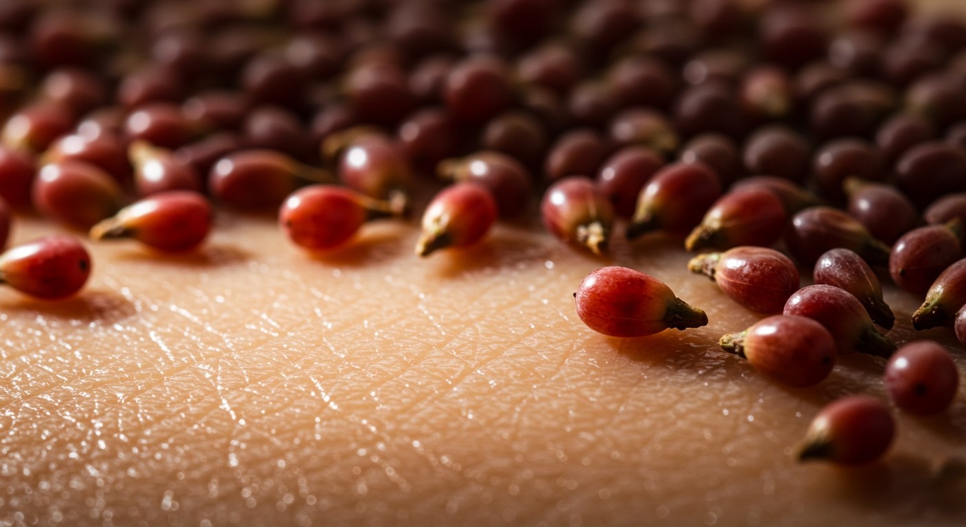 A vörös szőlőmag antioxidánsai segítik a bőr fiatalosságát.
