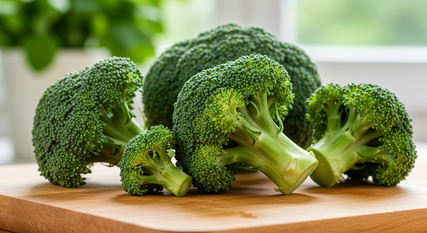 A brokkoli gazdag antioxidánsokban, csökkenti a gyulladást.