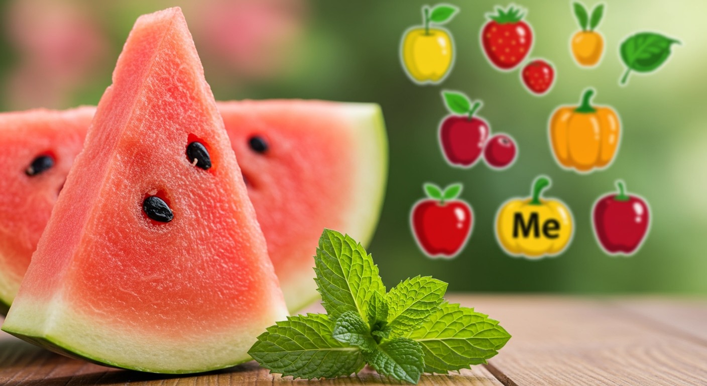 A dinnye gazdag C-vitaminban és antioxidánsokban.