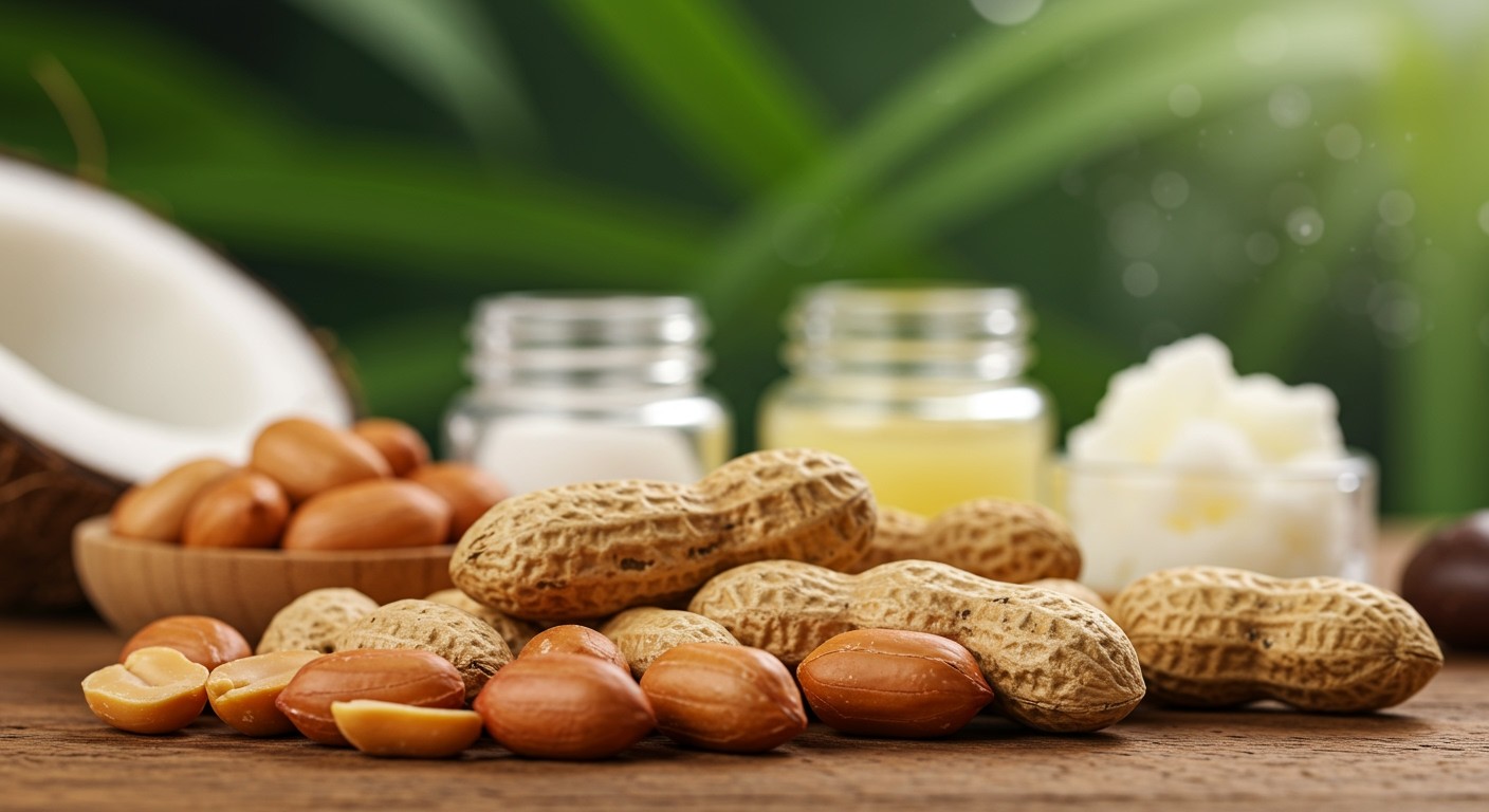 A földimogyoró gazdag E-vitaminban, ami táplálja a bőrt.