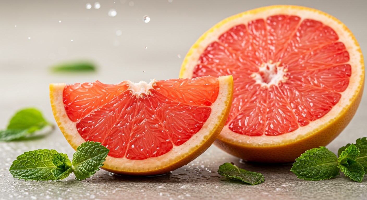 A grapefruit C-vitamint és antioxidánsokat gazdagon tartalmaz.