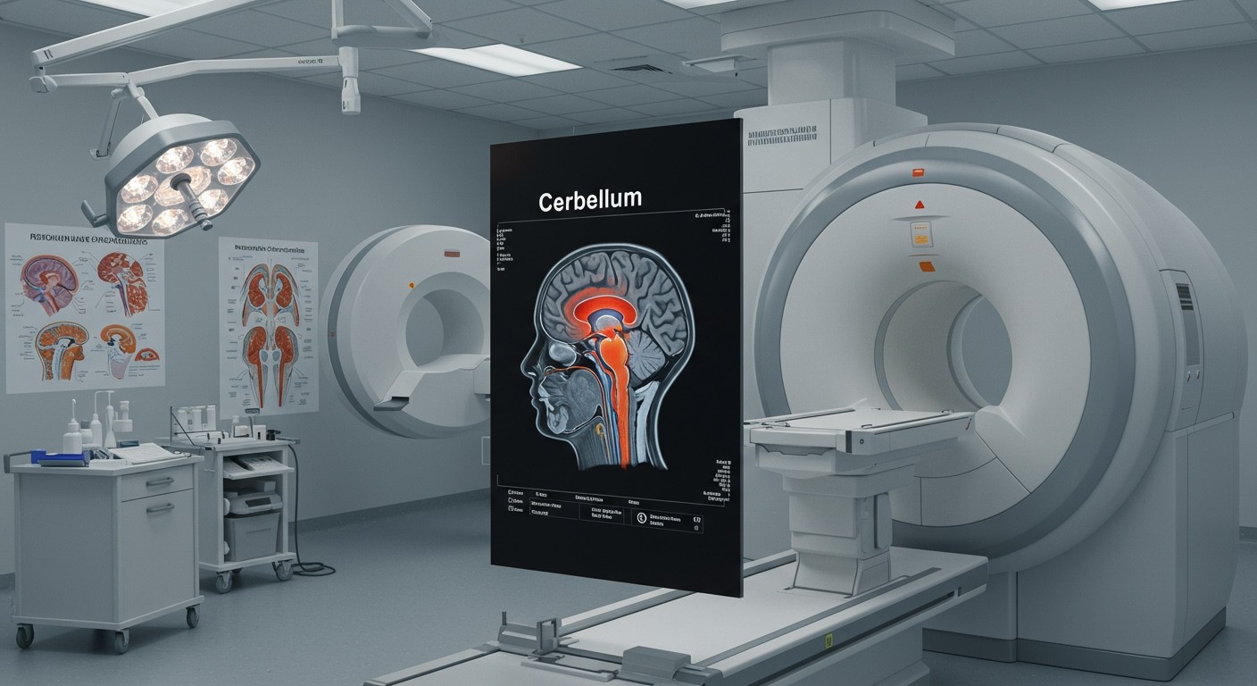A kisagy MRI-je a mozgáskoordinációt és tanulást segíti.