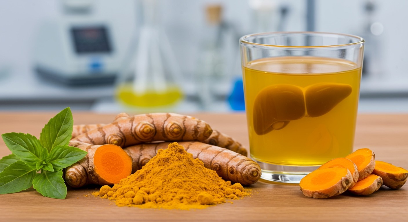 A kurkumin erőteljes antioxidáns, véd a májkárosodástól.