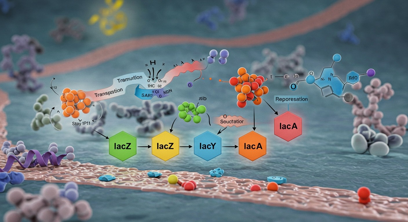 A lac operon a laktóz lebontását irányítja baktériumokban.