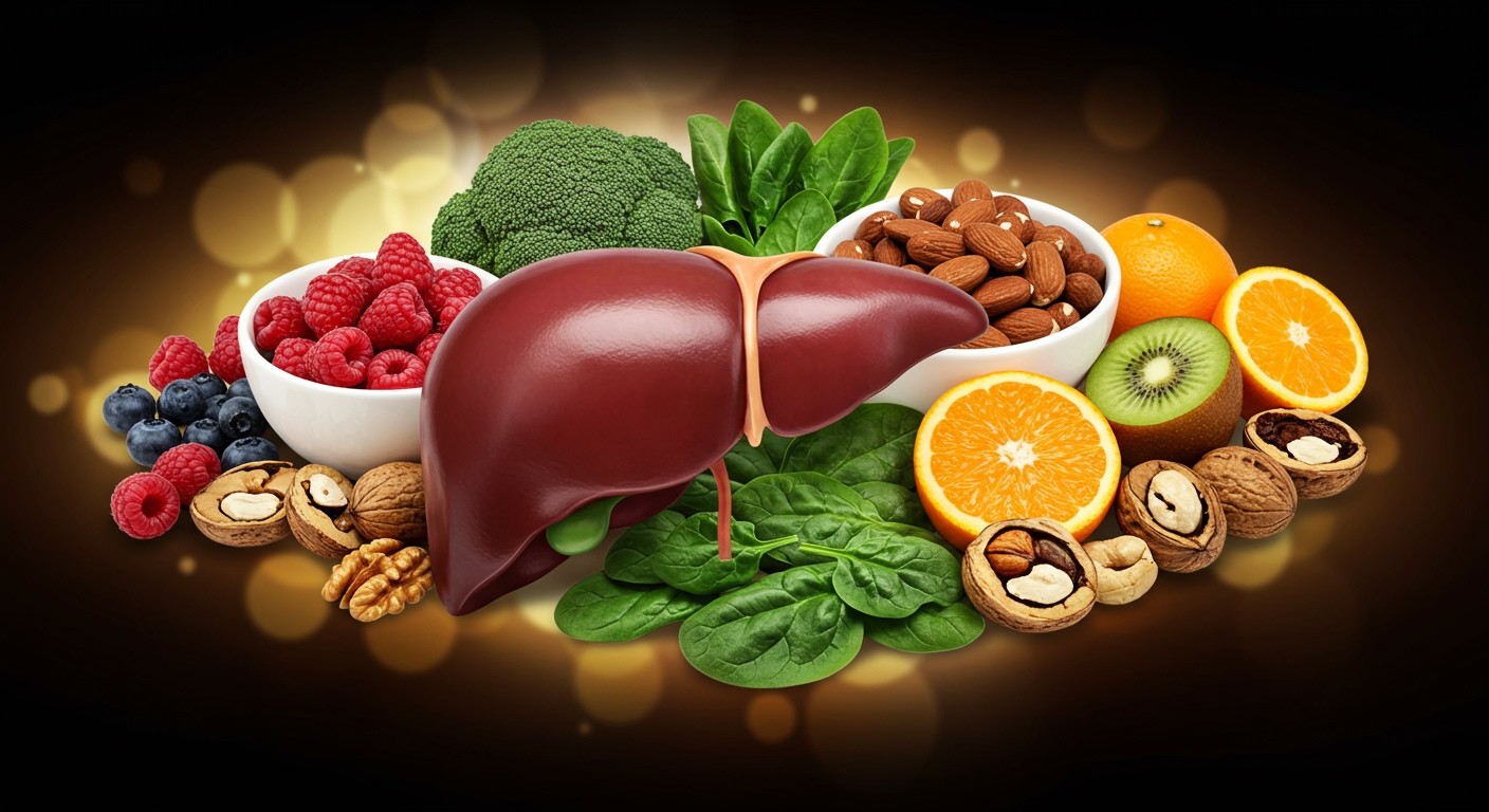 Az antioxidánsok segítik a máj regenerációját és védelmét.