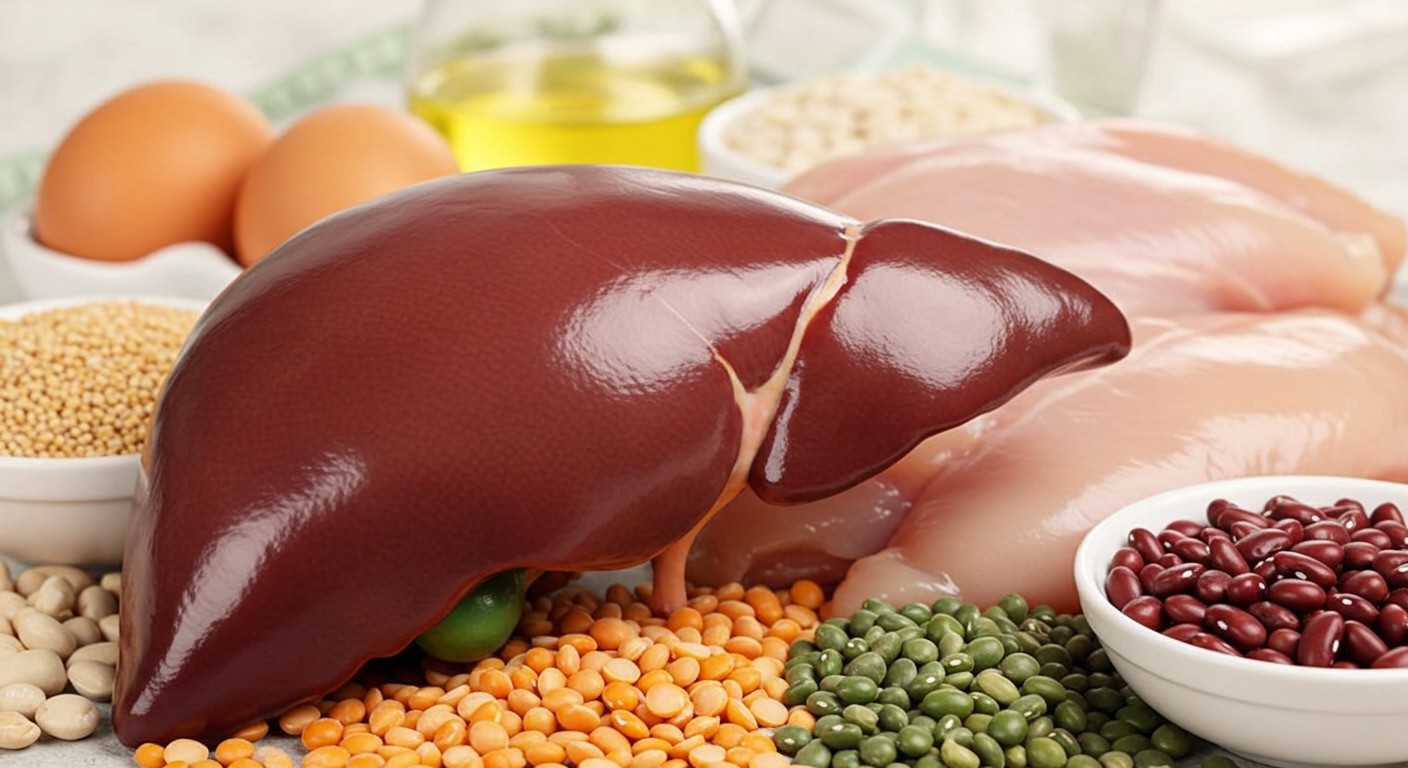 A máj kulcsszerepet játszik a fehérjék metabolizmusában.